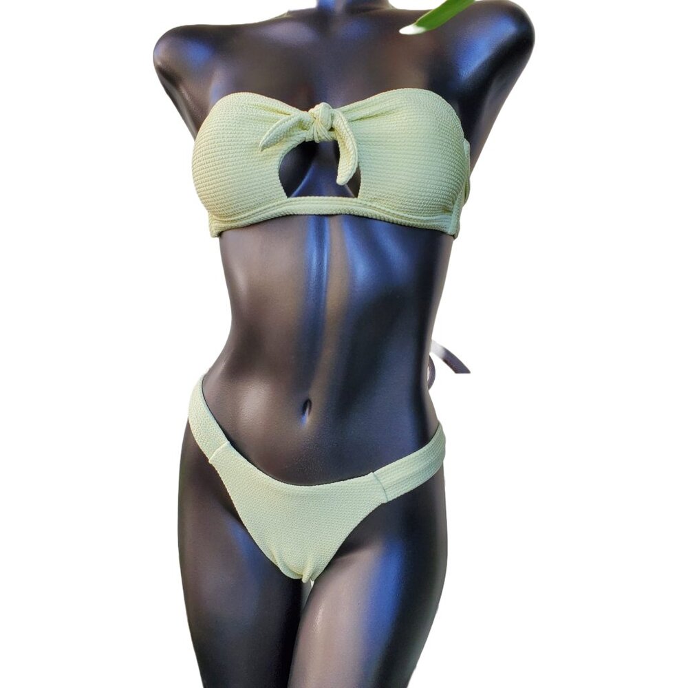 Brazilian Strapless Bikini - Minty Green